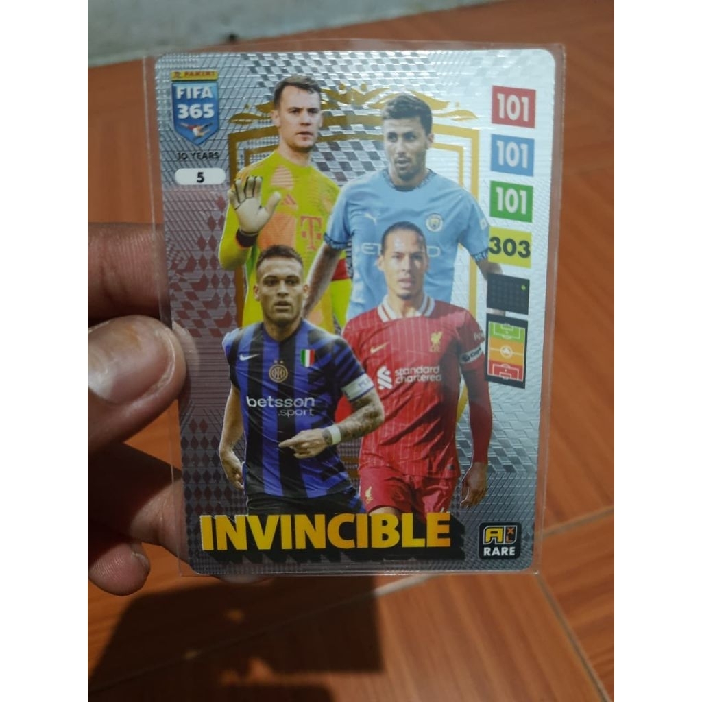 Jual Kartu Panini Adrenalyn XL 2025 Invicible Card | Shopee Indonesia