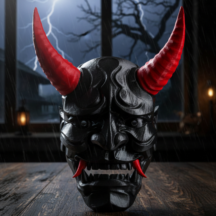 Jual Topeng Oni Traditional Japanese Hannya | Oni Mask | Topeng Cosplay ...