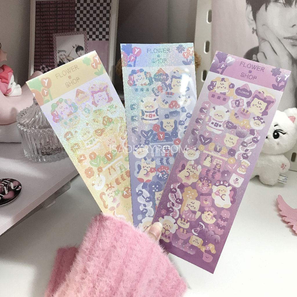 Jual sticker flower shop garden (baca deskripsi) | Shopee Indonesia