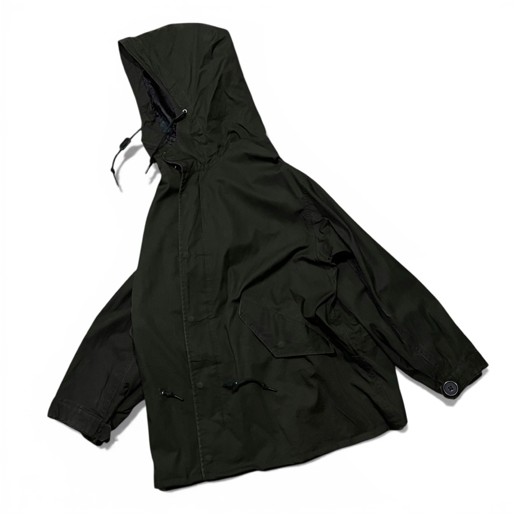 Jual Uniqlo U jacket Outdoor Green army Original | Shopee Indonesia