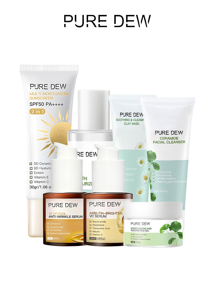 Jual Pure Dew Paket Super 7 Produk : Moisturize Gel & Acne Serum ...