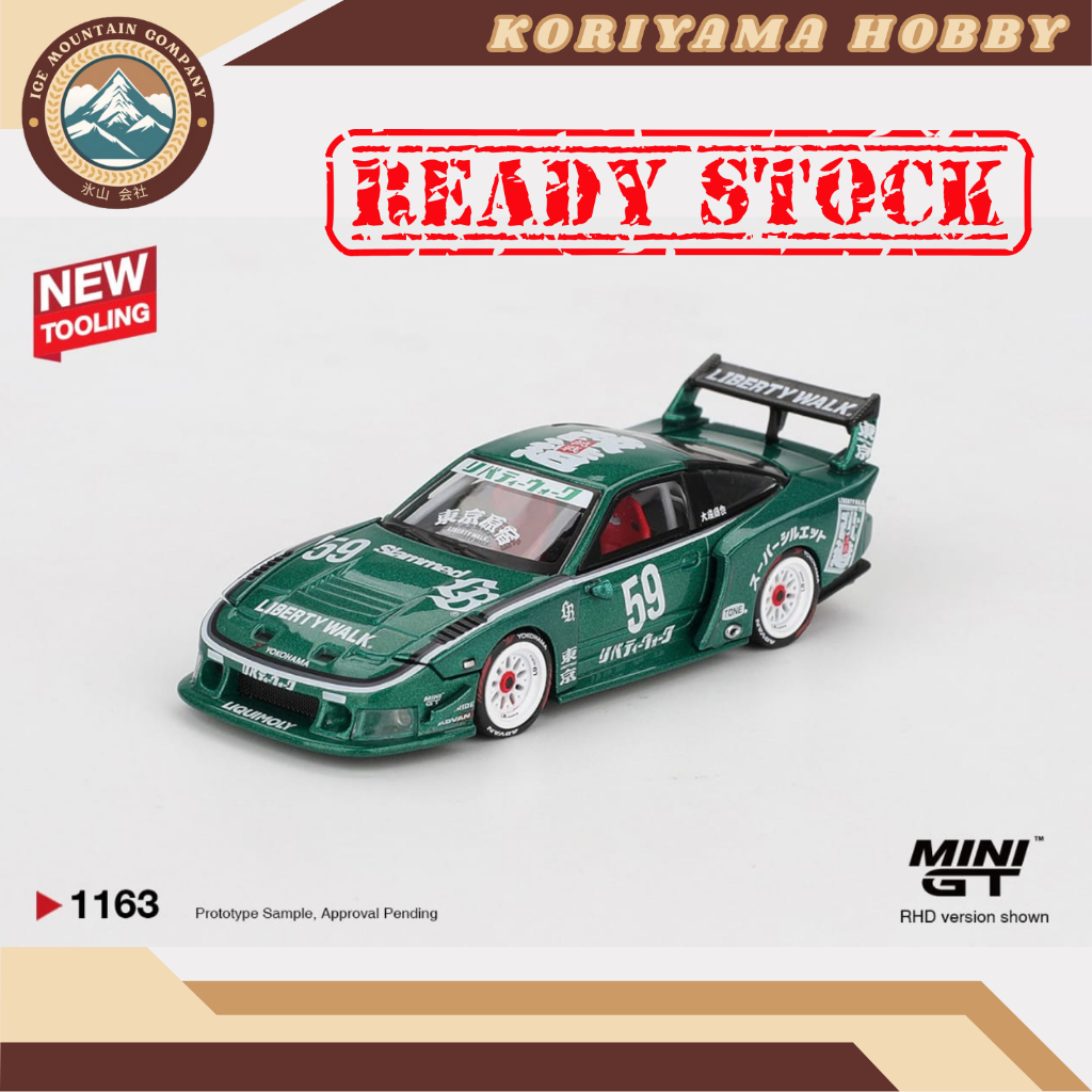 Jual Mini GT 1163 Nissan LB-Super Silhouette 180SX 2026 TAS MiniGT