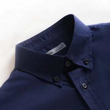 Kasual Kemeja Oxford Maya Blue