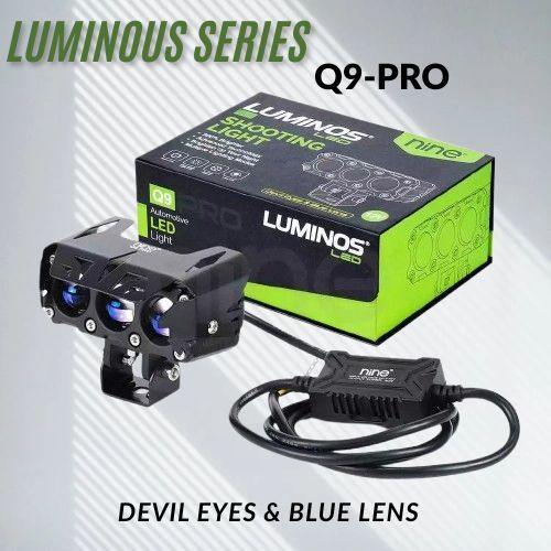 Jual LAMPU TEMBAK/SOROT Q9 PRO SQL 3 TITIK + DEVIL EYE BLUE LENS ...
