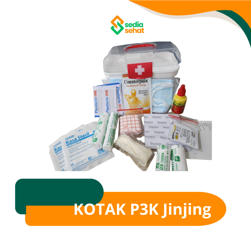 Jual 1 Set P3K First Aid Kit Onemed Isi Lengkap/Kotak P3K Jinjing ...