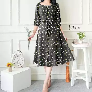Korean Dress Wanita Dan Cocok Buat Sehari Hari Dan Ke Pesta Baju Wanita