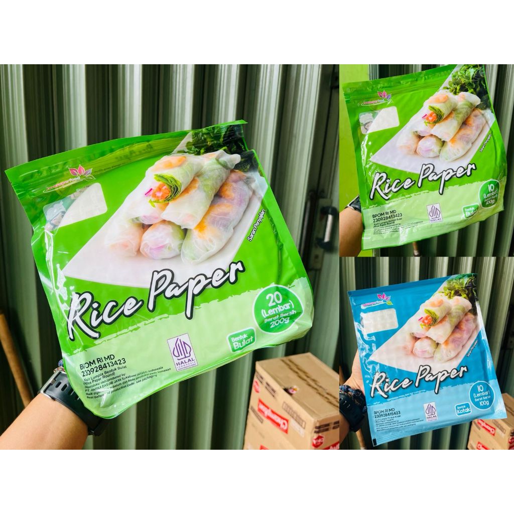 Jual Rice Paper Java Super Food Kulit Lumpia Vietnam 10-20 Lembar ...