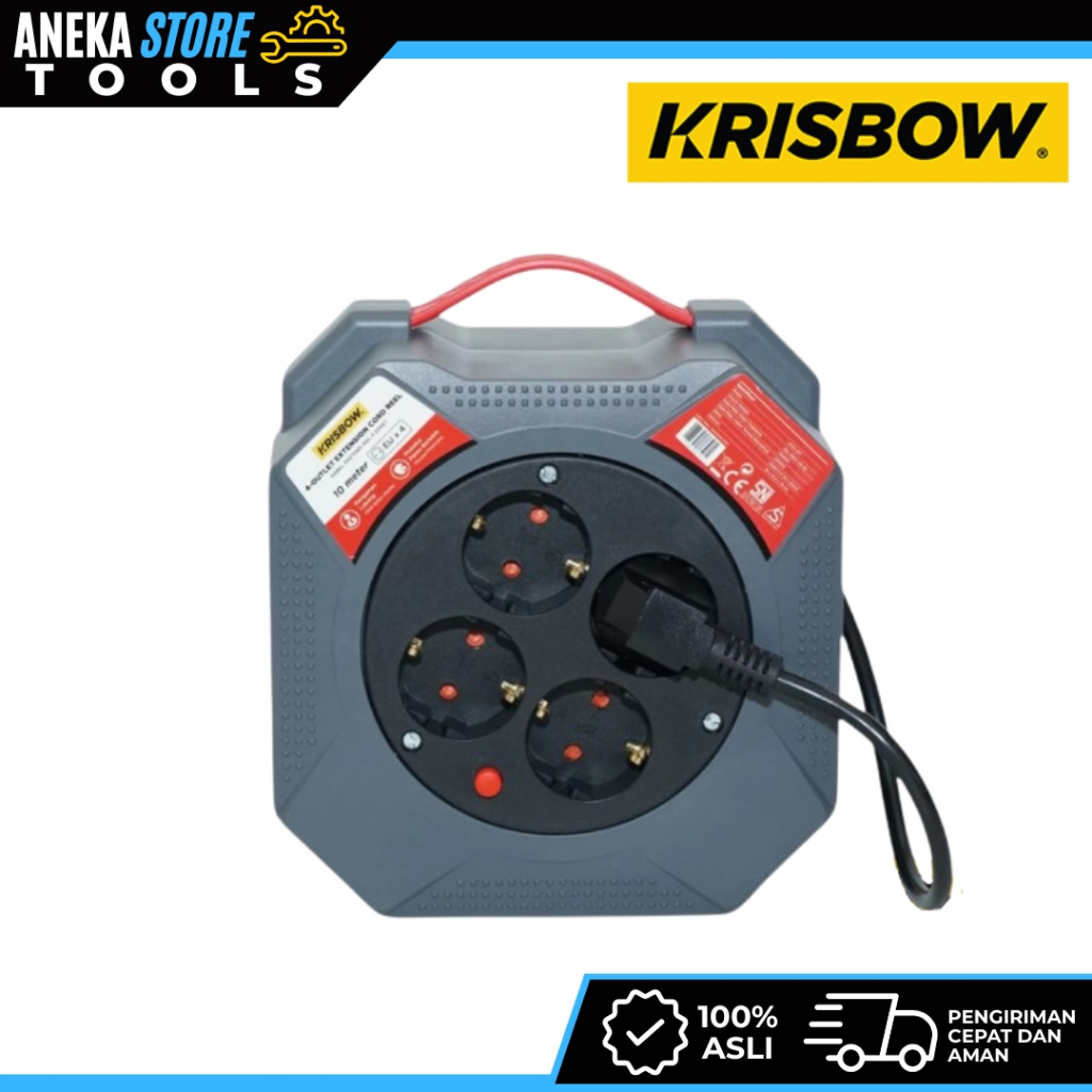 Jual Krisbow Kabel Roll 10m / CABLE REEL 1.0MMX10M | Shopee Indonesia