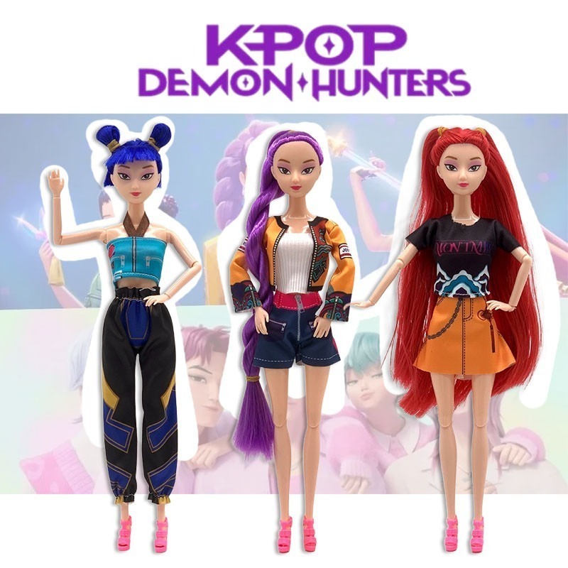 Jual 2026 PANAS BARU Anime KPop Pemburu Setan Boneka Mainan Vinil Rumi ...