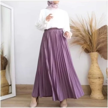 Rok Plisket Premium Tebal PART 1 Rok Plisket Jumbo Tebal