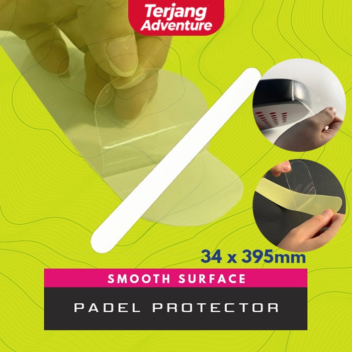Jual Padel Racket Protector Tape Smooth Surface / Pelindung Raket Padel ...