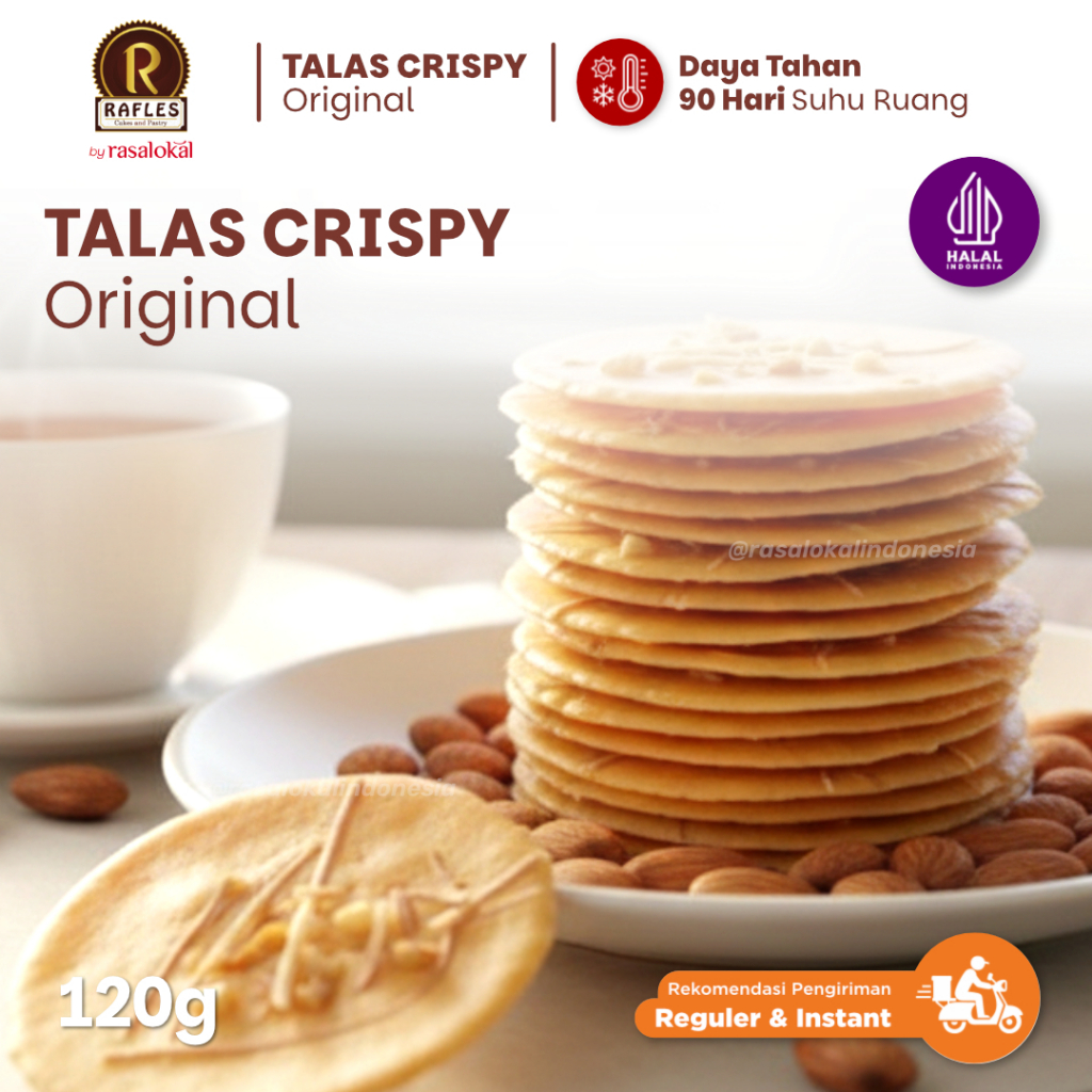 Jual Rafles Talas Crispy Original by Rasalokal | Shopee Indonesia