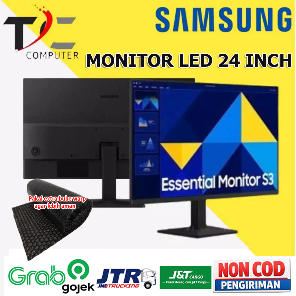 Jual Monitor LED 24inch Samsung NEW / Monitor PC Komputer Gaming Office ...