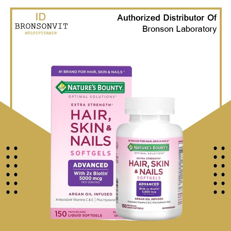 Jual Nature's Bounty Hair, Skin & Nails Extra Strength, 150 Liquid ...