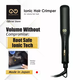 GLAMFINITY Ionic Hair Crimper Catokan Baba Catokan Genteng Untuk Menambah Volume Akar Rambut