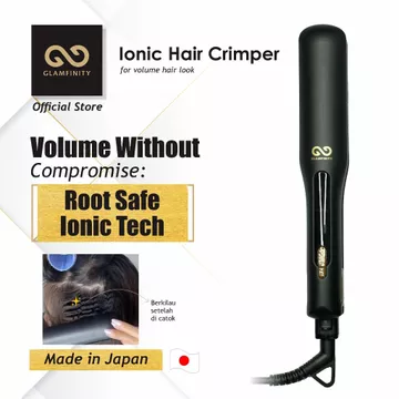 GLAMFINITY Ionic Hair Crimper Catokan Baba Catokan Genteng Untuk Menambah Volume Akar Rambut