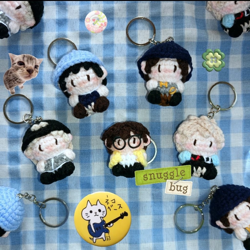 Jual Crochet Keychain Cortis Chibi, Rajutan Gantungan Kunci Cortis ...