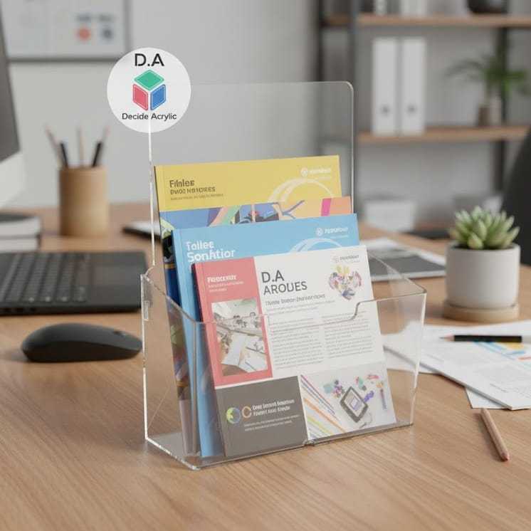 Jual Decide Acrylic Akrilik Sign Holder Organizer Rak Display Tempat ...