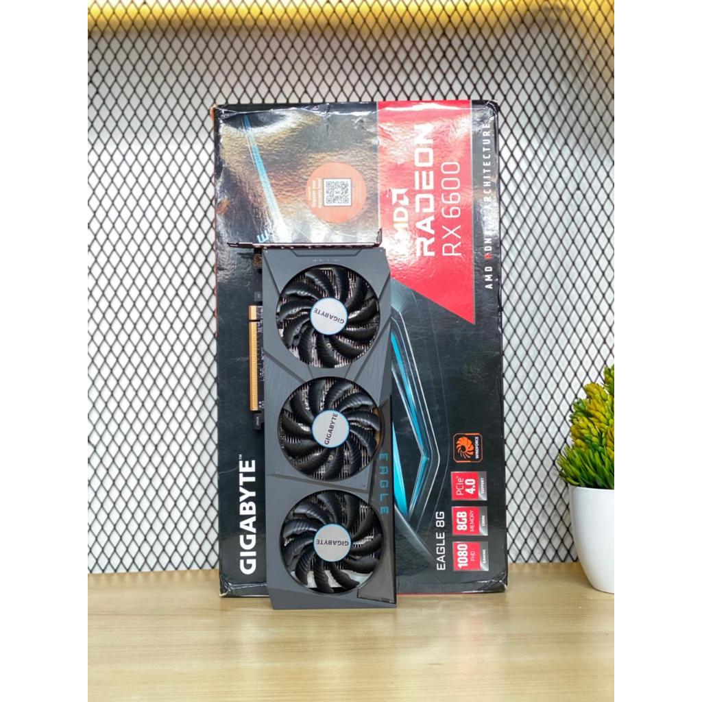 Jual Vga Gigabyte Eagle Rx 6600 8Gb Ddr6 3 Fan Fullset | Shopee Indonesia