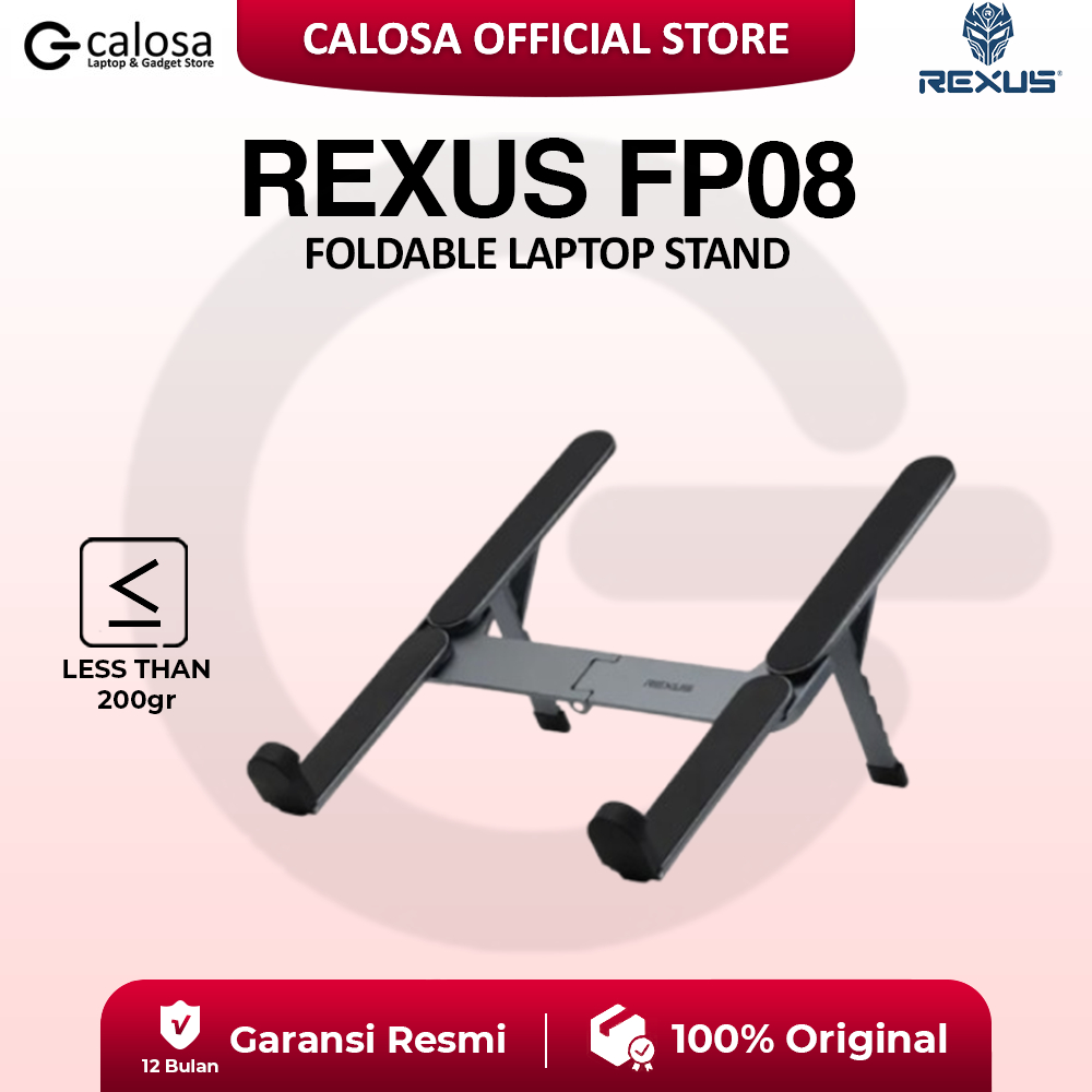 Jual Rexus Tetra FP08 Foldable Laptop Stand / Dudukan Lipat Laptop ...