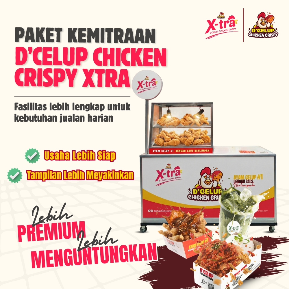 Jual Paket Bisnis Usaha Siap Jualan X-tra D'Celup Chicken Crispy ...