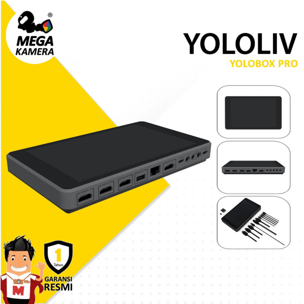 Jual YoloLiv YoloBox Pro Portable Multi-Camera Switcher Monitor ...