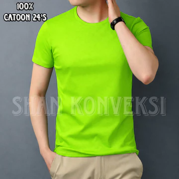 Kaos Polos Dewasa Catton Combad 24S (40 Warna)