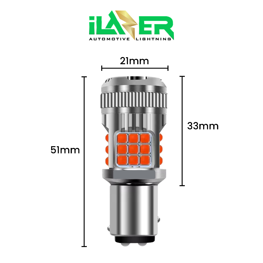 Jual ILAZER Lampu Rem LED Ghost Fan Extreme Bright - Bayonet 1157 ...