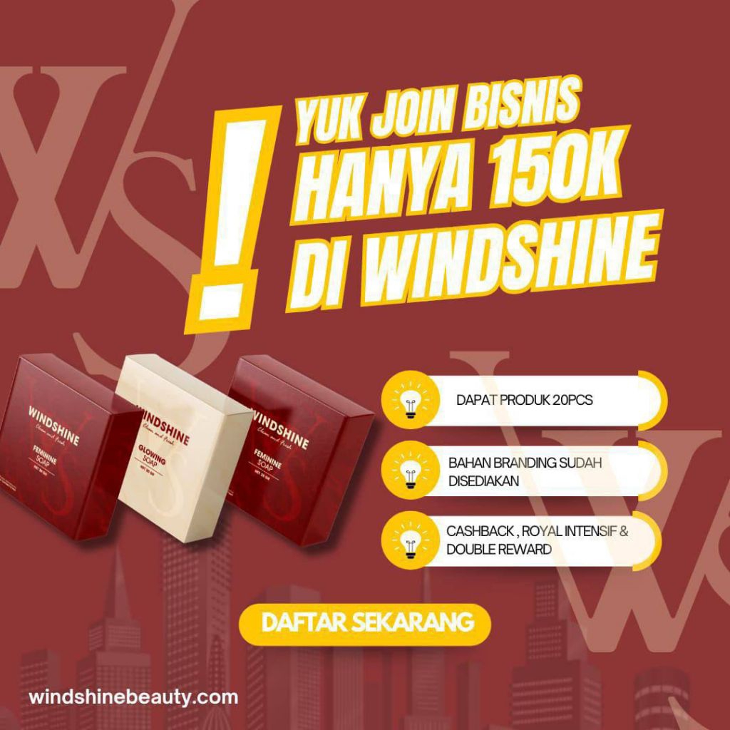 Jual PAKET USAHA ( 1 BOX isi 20 pcs ) SABUN WINDSHINE / ORIGINAL 100% ...