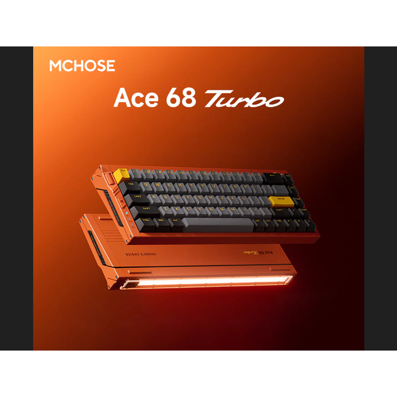 Jual MCHOSE Ace68 Turbo Hall Effect Gaming Keyboard Galaxy Orange ...