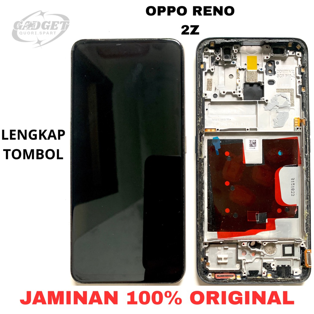 Jual FRAME PAPAN LCD LENGKAP TOMBOL OPPO RENO 2Z ORIGINAL ASLI COPOTAN ...