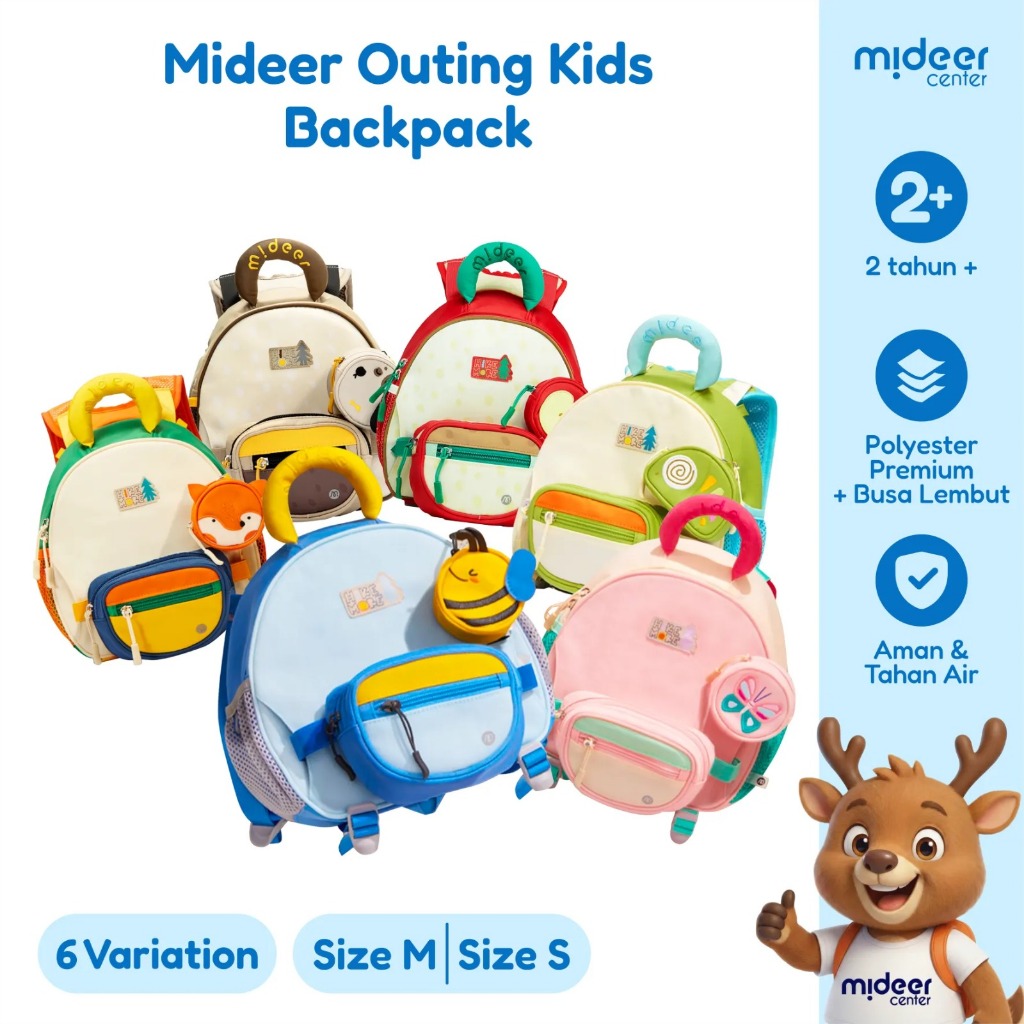 Jual Mideer Outing Kids Backpack Bag Ransel Sekolah Anak 3+ Kids School ...
