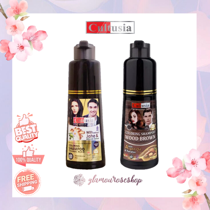 Cultusia Shampoo Original Black With Jahe & Minyak Zaitun 160ml