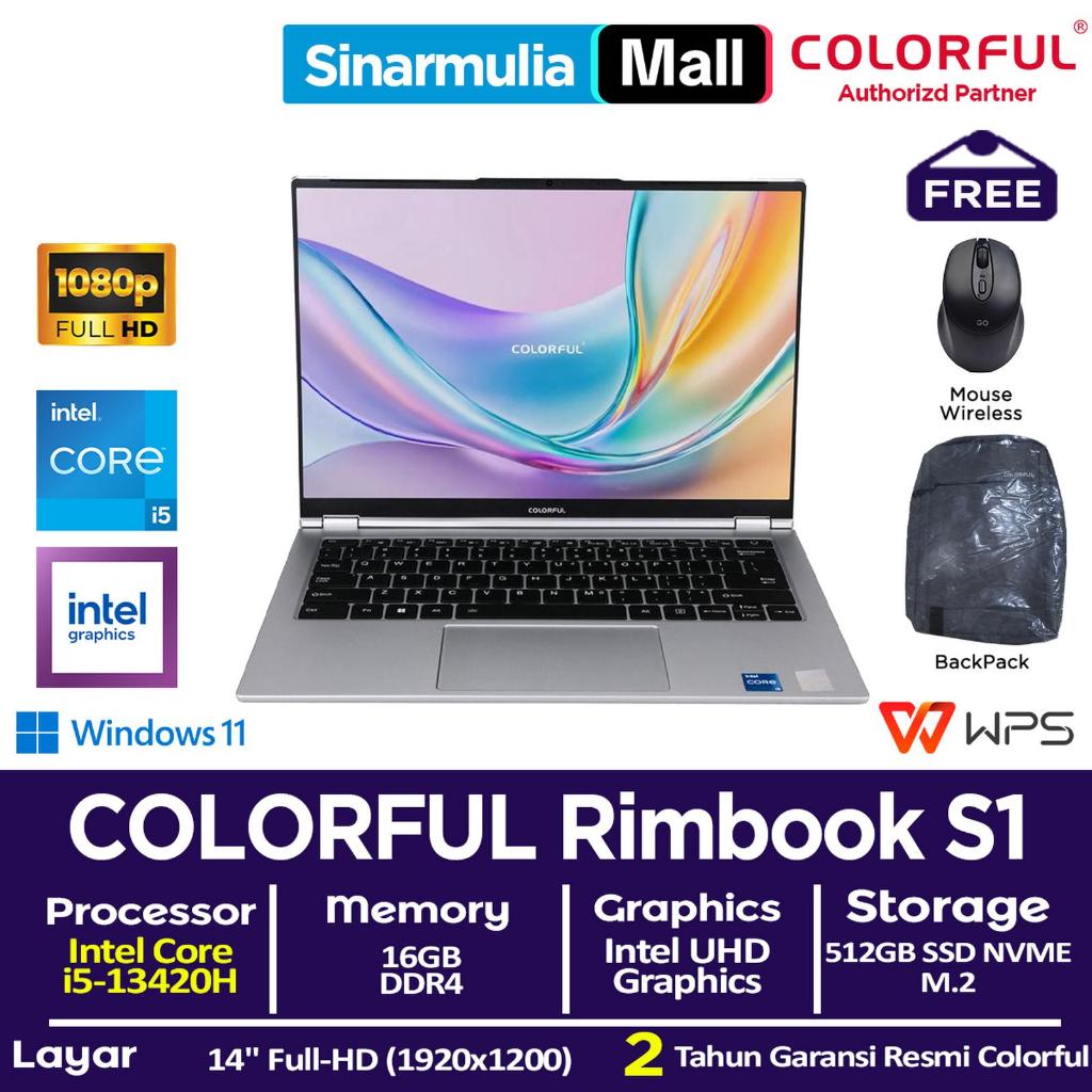 Jual COLORFUL Rimbook S1 i5-13420H 512GB SSD 16GB FHD Win11+WPS ...