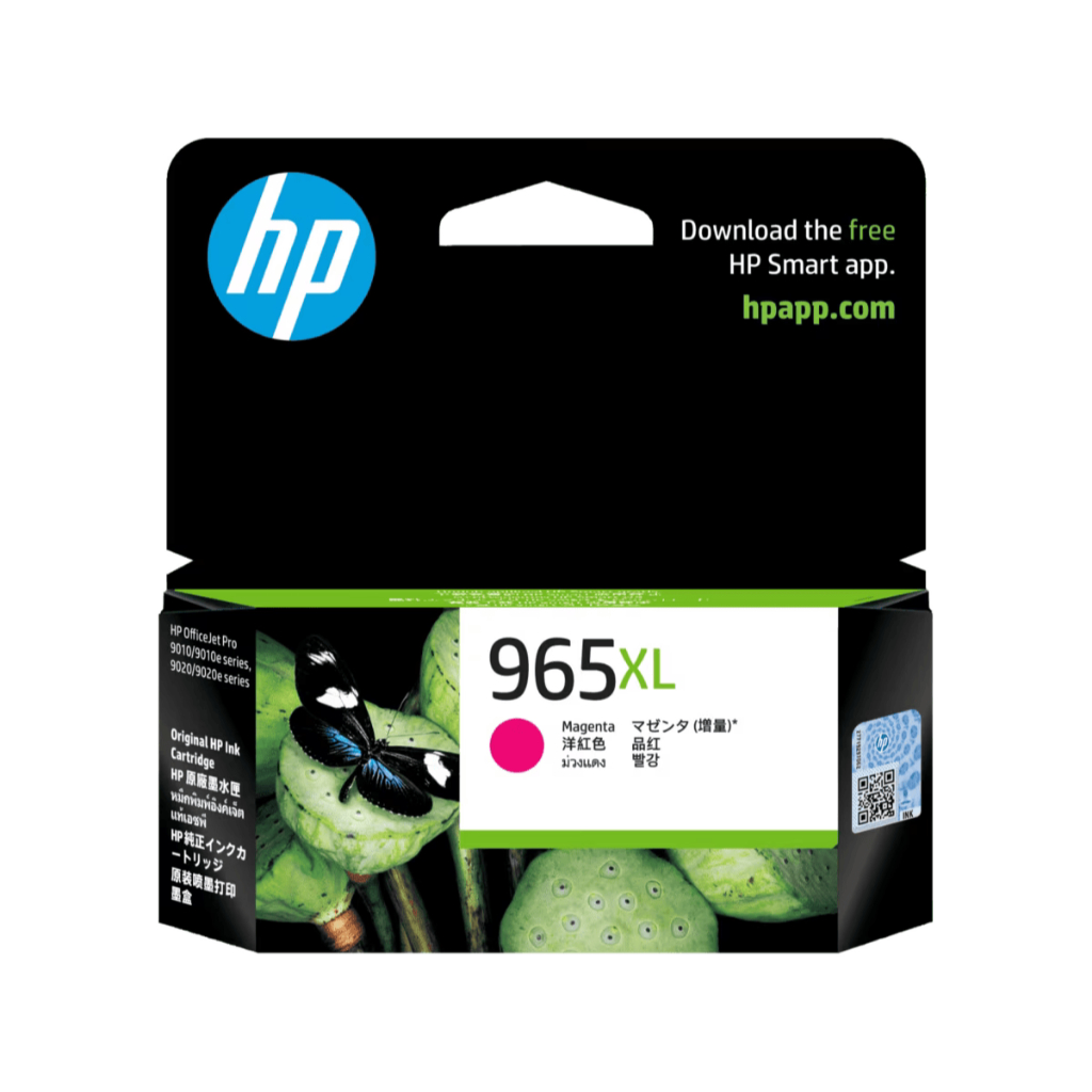 HP Tinta Printer 965XL Black Cyan Magenta Yellow Original [3JA84AA 3JA81AA 3JA82AA 3JA83AA] (4)