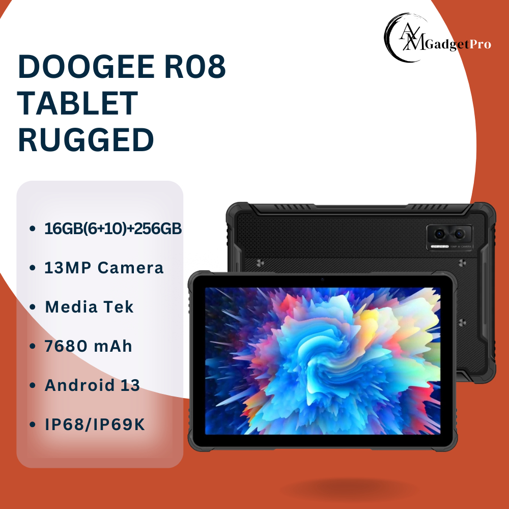 Jual DOOGEE R08 4G Rugged Tablet 6GB+256GB 7680 mAh 10.1 Inch Screen ...