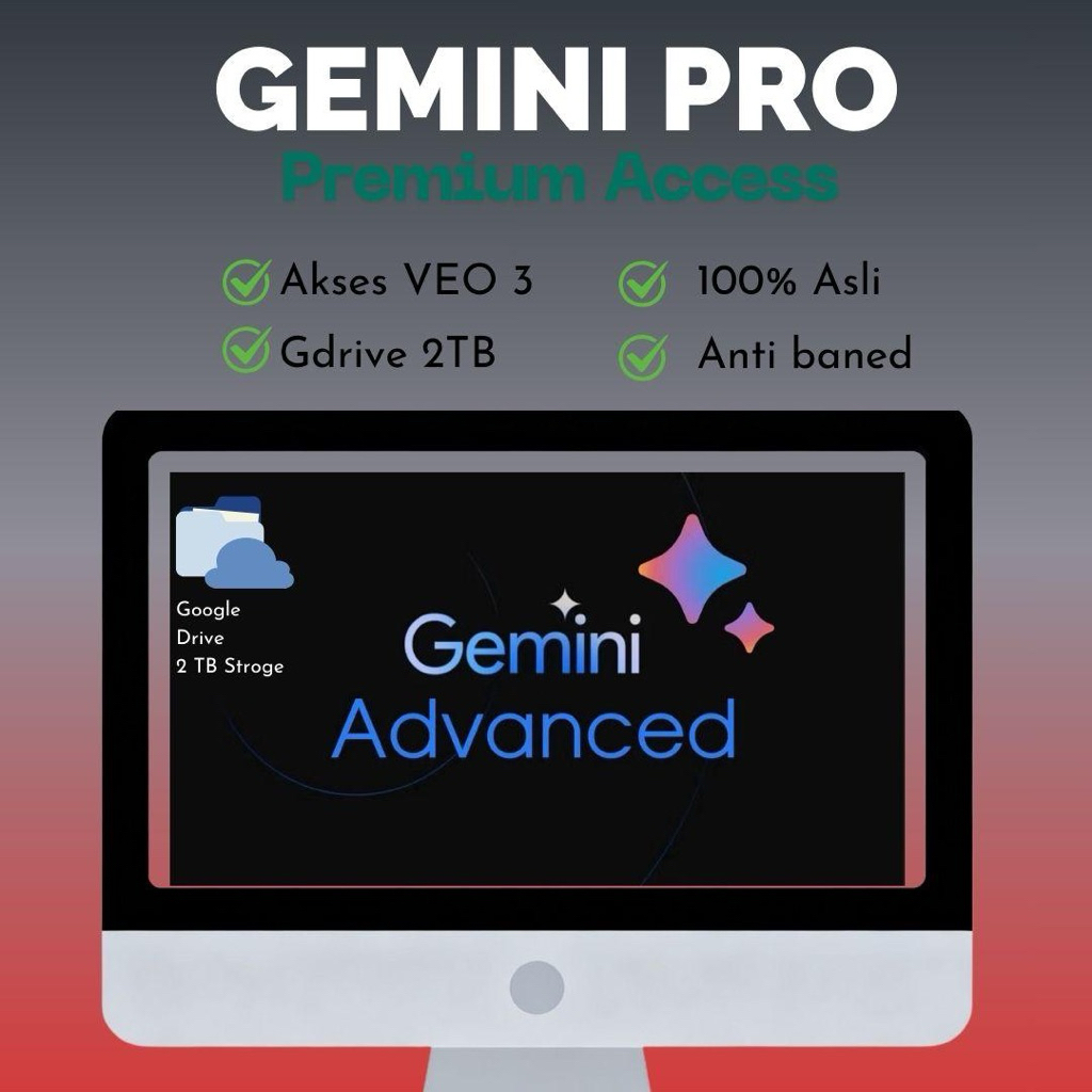 Jual Google Gemini AI Pro 1 Tahun Privat dan Bergaransi | Shopee Indonesia