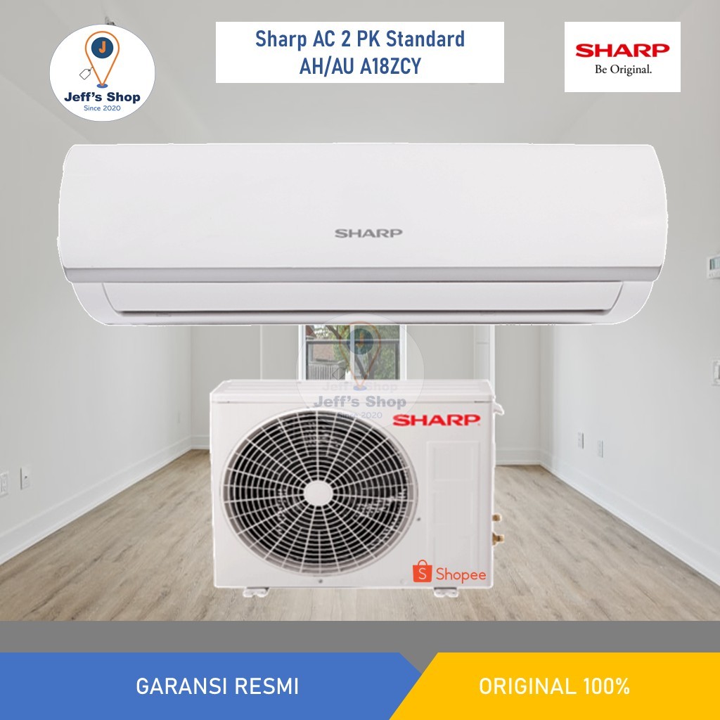 Jual AC Sharp 2 PK Split Standard AH-A18ZCY | Shopee Indonesia