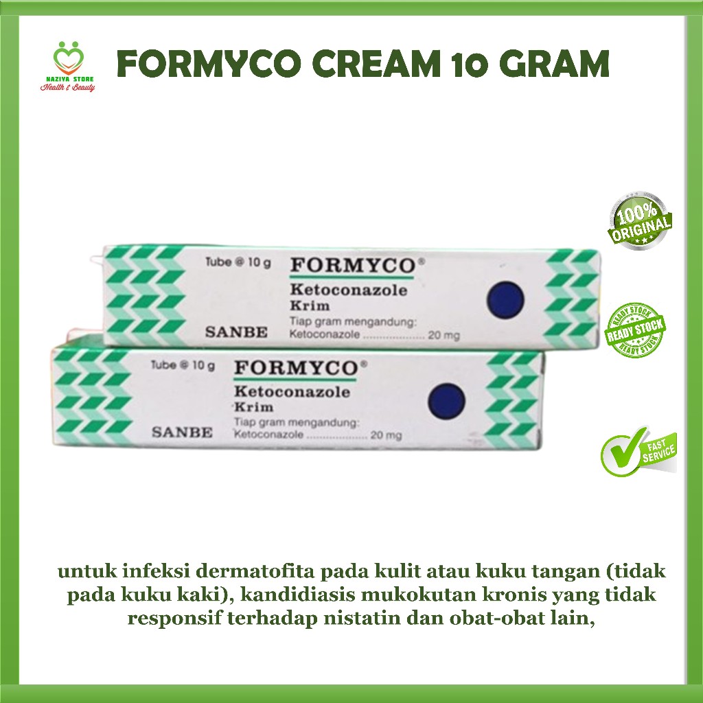 Jual Formyco Cream untuk Mengatasi Infeksi Jamur Pada Kulit (10 Gram ...