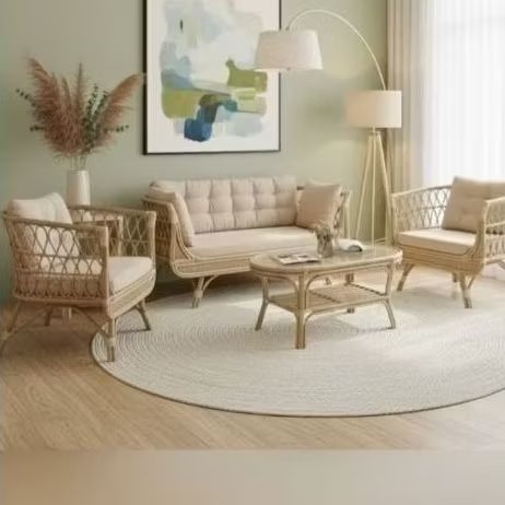 Set Sofa Beach 311 rotan alami