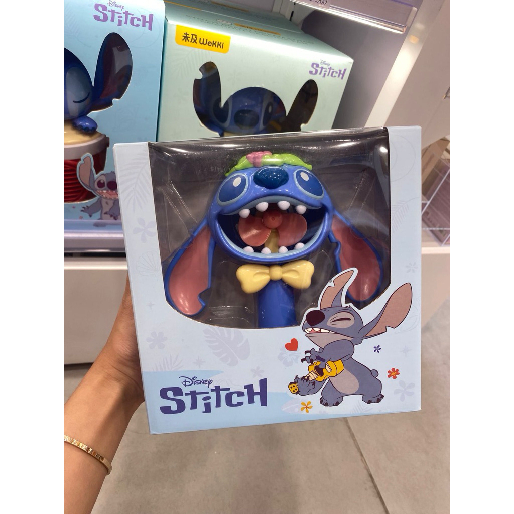 Jual Oh Some x Disney - Stitch Portable Handheld Fan Stitch Beach Dream ...