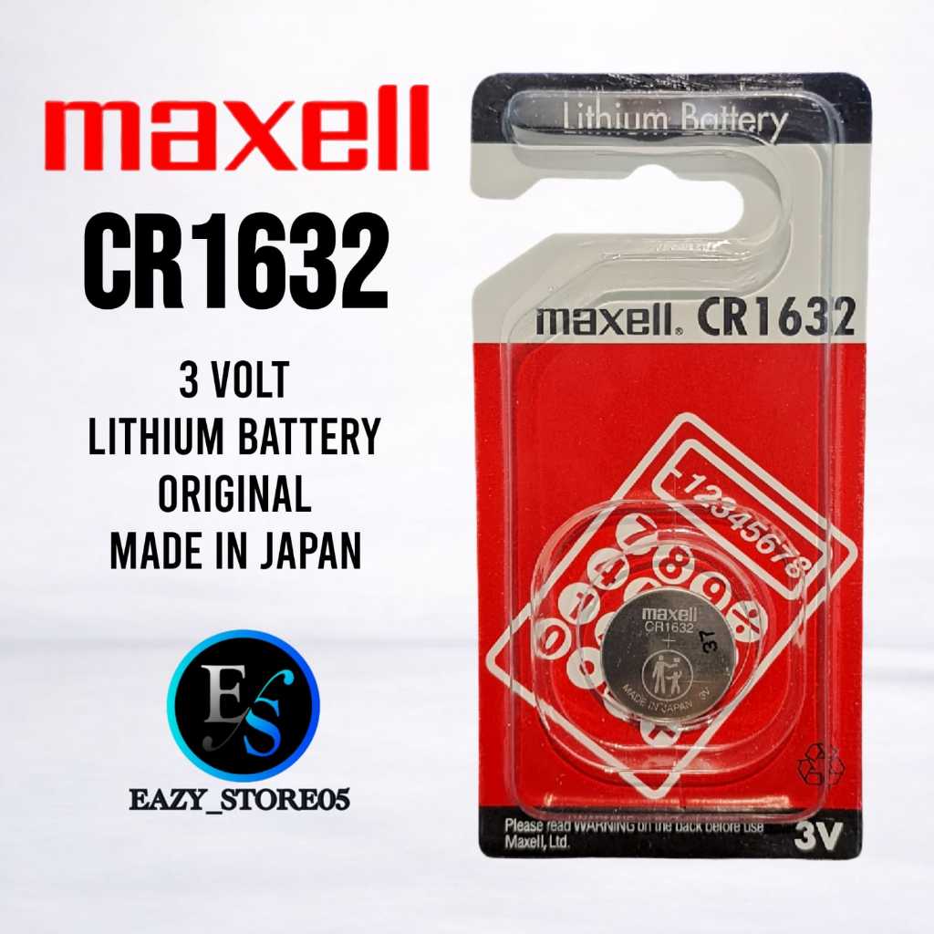 Wilhelm 6 Batterie A Bottone CR1632 – 3V, 140 MAh, Litio, Diametro 16x3.2mm, Sostituzione Per DL1632, ECR1632, BR1632