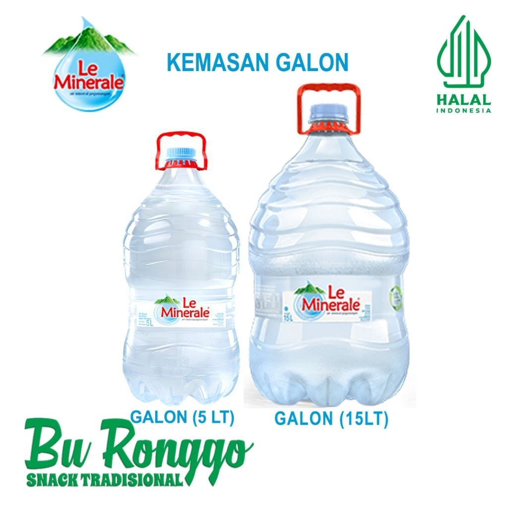 Jual Le Mineral Galon 5 Liter & 15 Liter | Shopee Indonesia