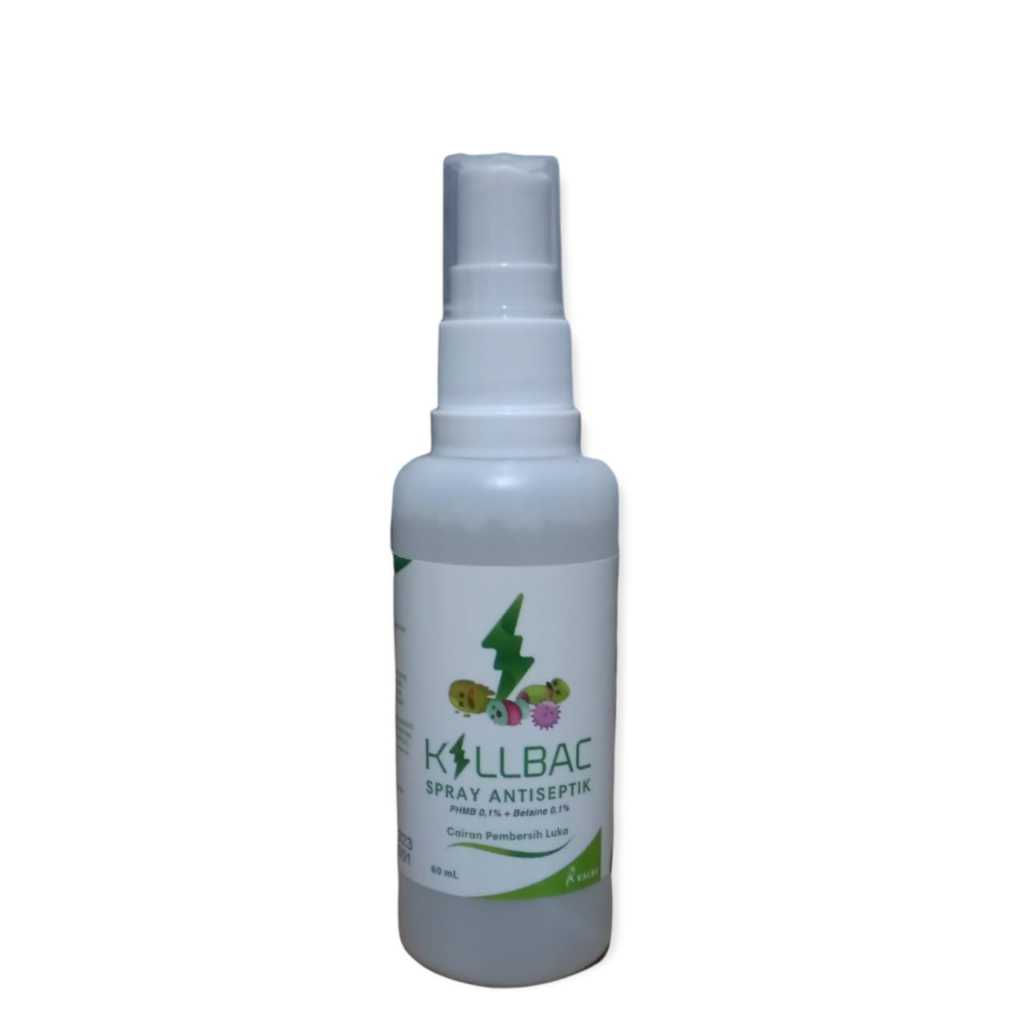 Jual Killbac spray 60ml Killbac 350ml Pencuci luka | Shopee Indonesia