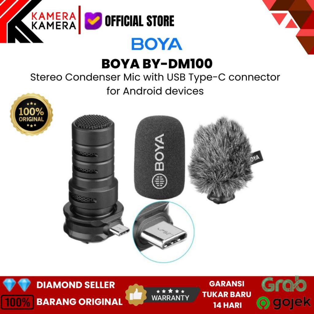 Jual BOYA BY-DM100 USB Type-C Stereo Mic Microphone | Shopee Indonesia