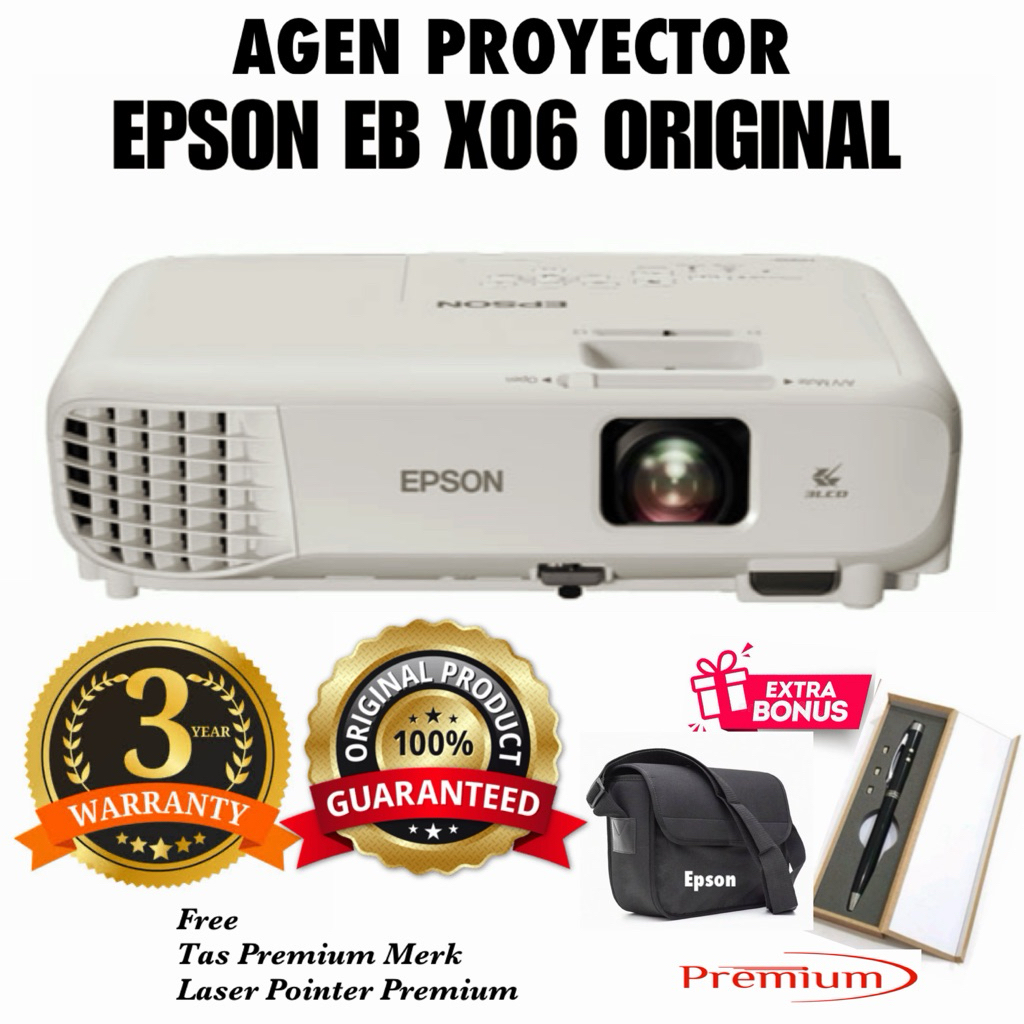 Jual PROYECTOR EPSON EB X06 ORIGINAL | Shopee Indonesia