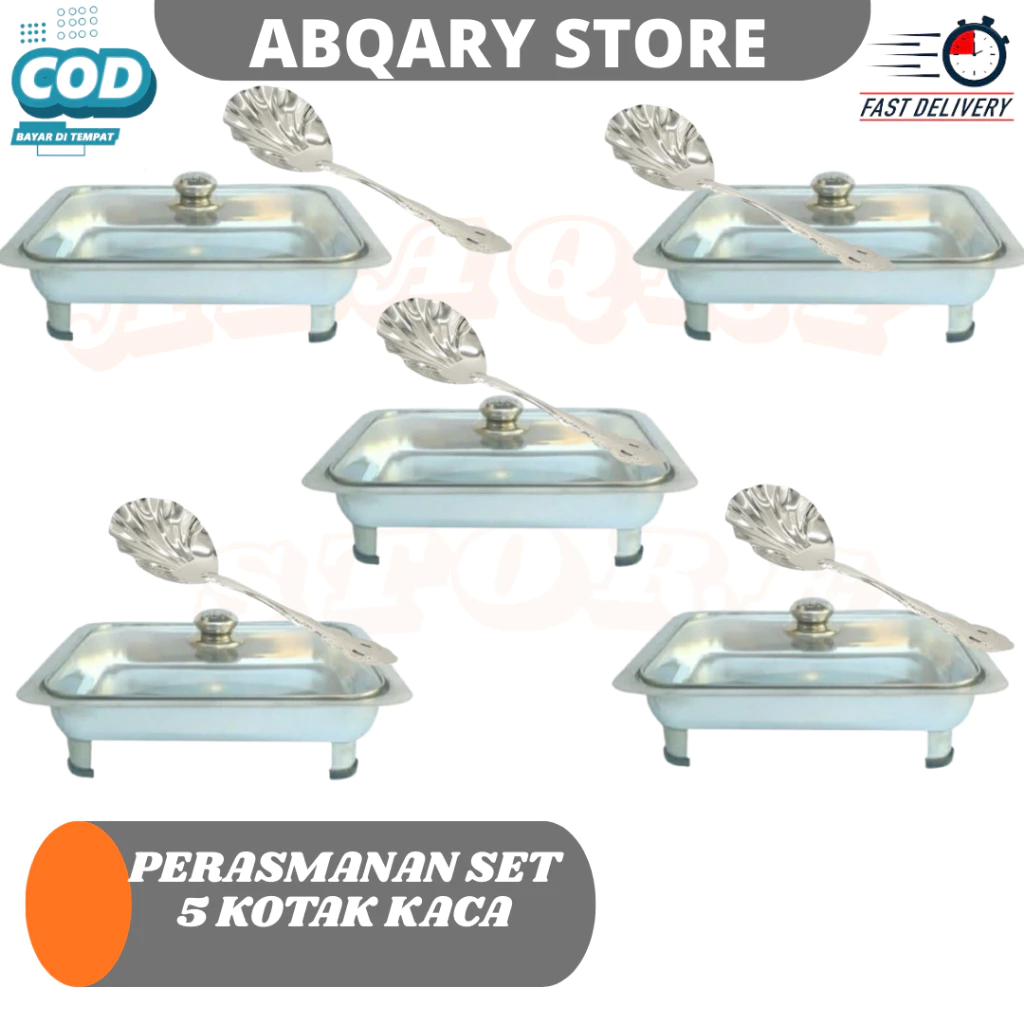 Paket Hemat 6 Set Prasmanan Stainless Utama
