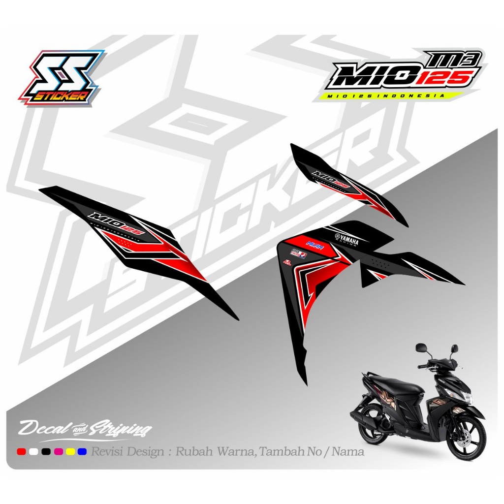 Jual STICKER STRIPING MOTOR MIO M3 FULL DESIGN 06 | Shopee Indonesia
