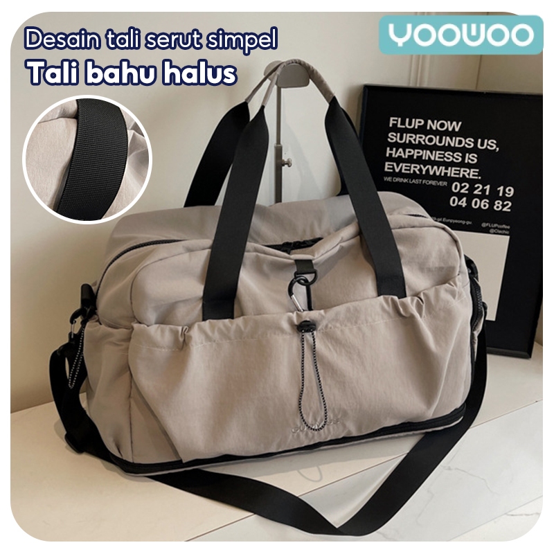 Jual YooWoo Tas Gym Travel Multifungsi / Tas Duffel Wanita / Tas ...
