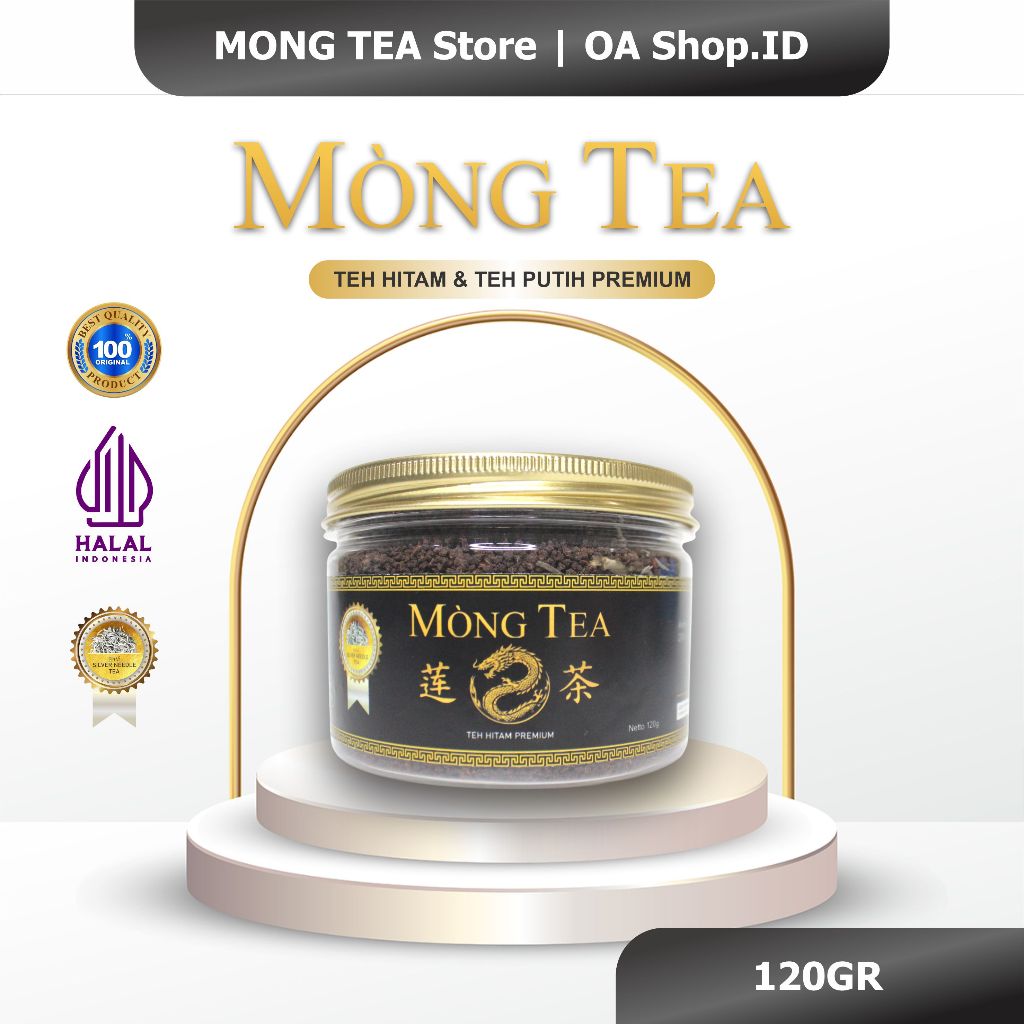 Jual Teh Hitam Mong Tea - Teh Hitam & Putih Mong Tea Long Tea 120gr ...